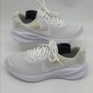 Nike Revolution 7 Triple White Womens Size 8 Women